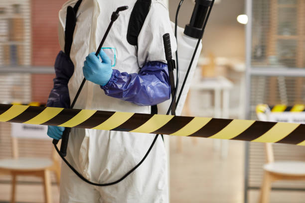Professional Biohazard technician working in Bay Shore, NY